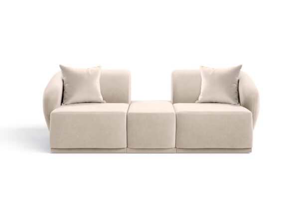 Favola Sofa 2-osobowa z wąską pufą