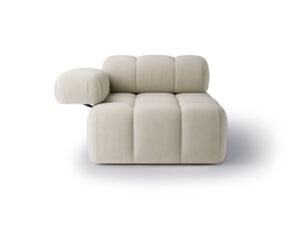 Left piece of modular sofa Nuvola Sand Cream