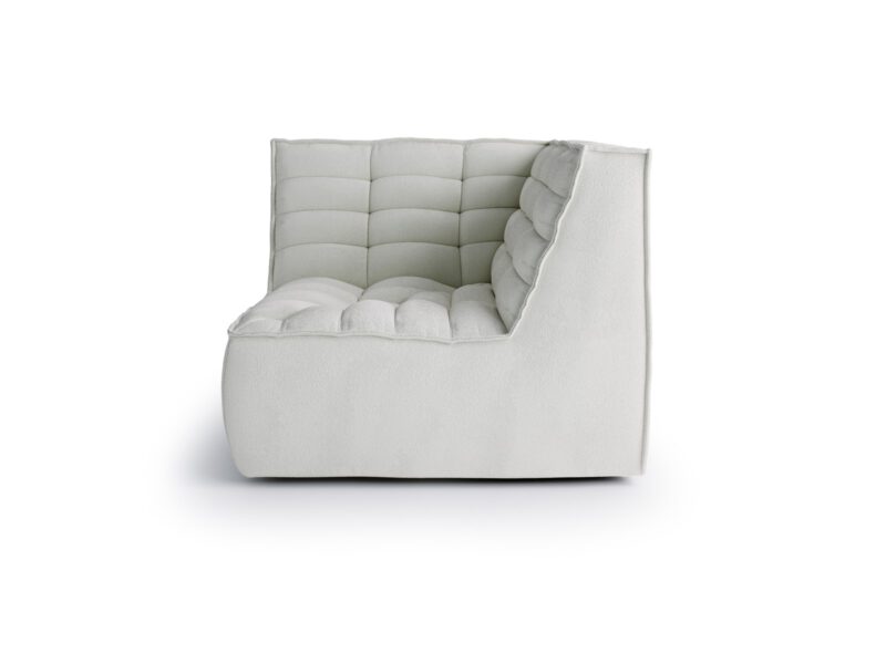 Corner element of the Solare Sand Cream modular sofa