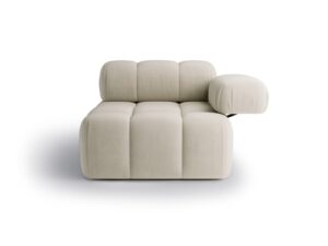 Right-hand element of the modular sofa Nuvola Sand Cream