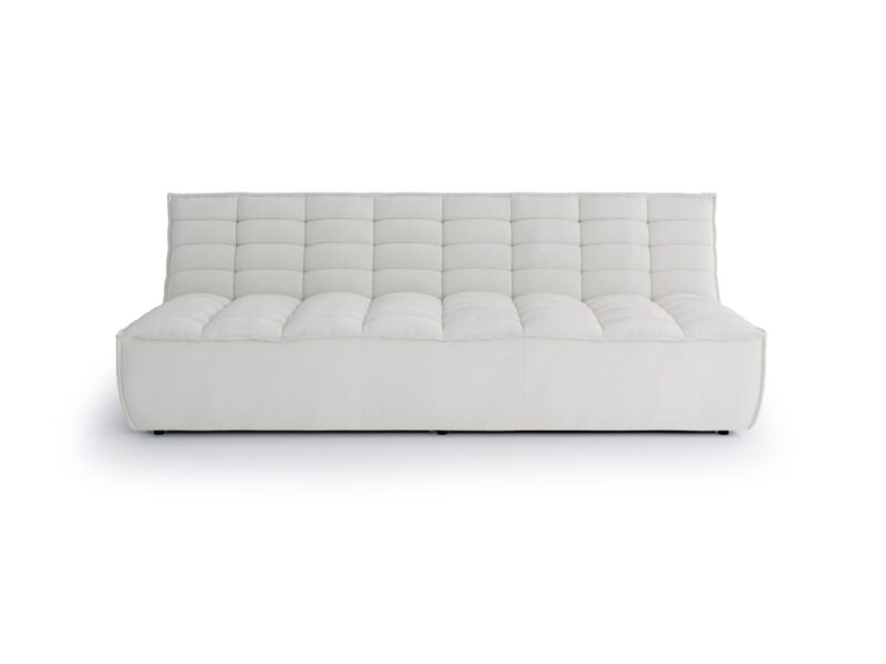 Straight double element of the Solare Sand Cream modular sofa