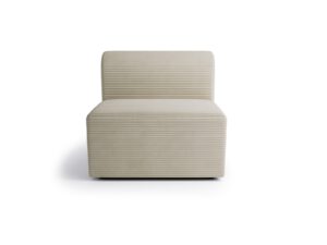 Straight piece of Incanto Sand Cream modular sofa