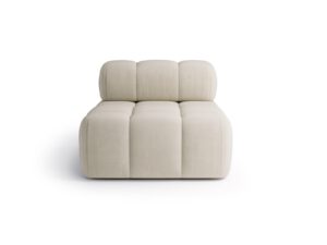 Straight piece of modular sofa Nuvola Sand Cream