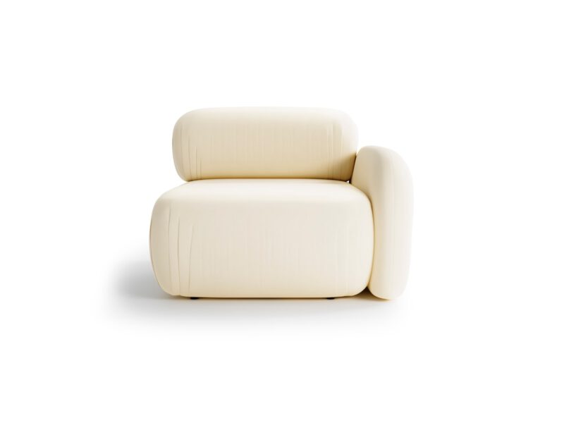 Tramonto Sand Cream modular sofa right module