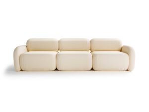 Light modular sofa for living room Tramonto Sand Cream