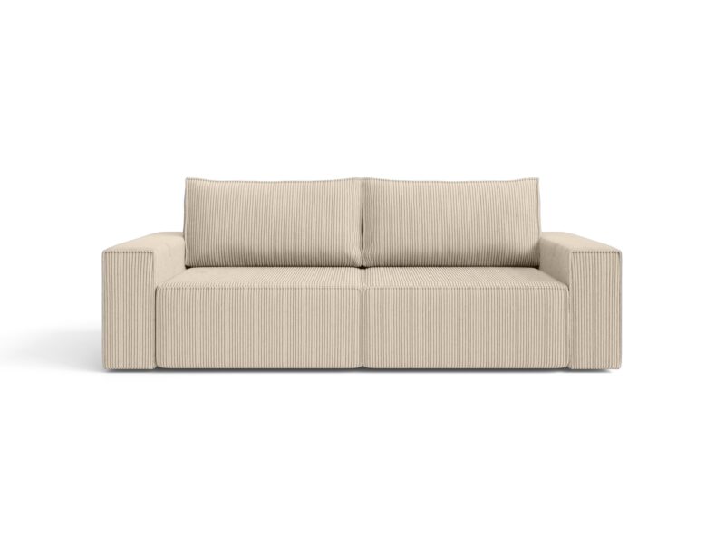 Cream sofa bed with sleeping function Siesta Sand Cream