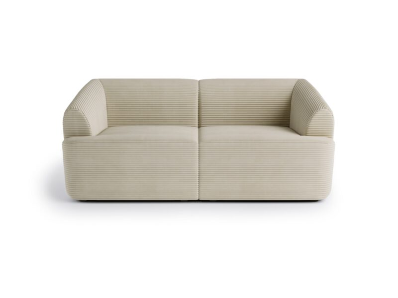 Modern 2-seater sofa for living room Incanto Sand Cream