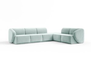 Modern 5-seater modular sofa Favola Glacier Green