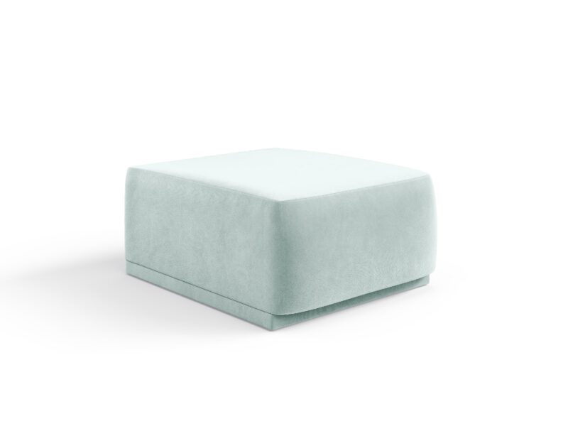 Favola Glacier Green square living room pouffe