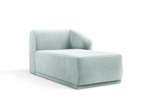 Right chaise longue for Favola Glacier Green modular sofa