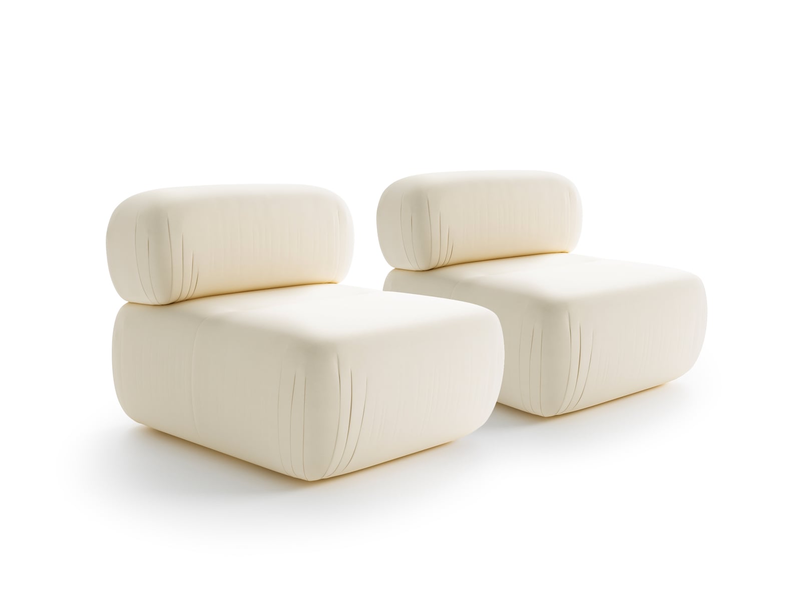 Zestaw 2 elementy proste Tramonto Sand Cream