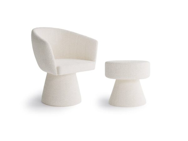 Essenza Armchair + Pouf Set