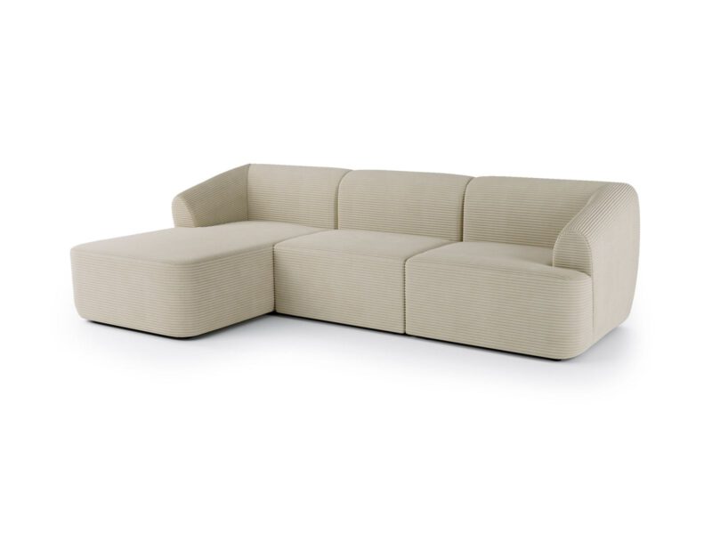 Beige corner sofa for living room Incanto Sand Cream