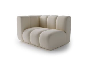 Bella Vita Sand Cream sofa left module