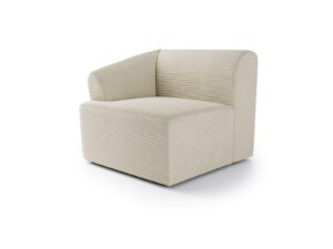 Left piece of Incanto Sand Cream modular sofa