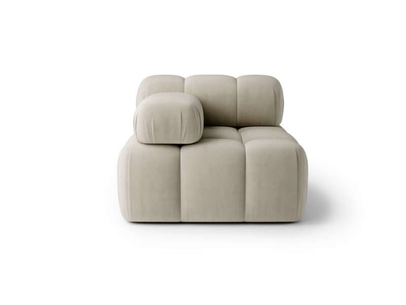 Left piece of modular sofa Nuvola Sand Cream