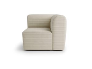 Corner element for Incanto Sand Cream modular sofa