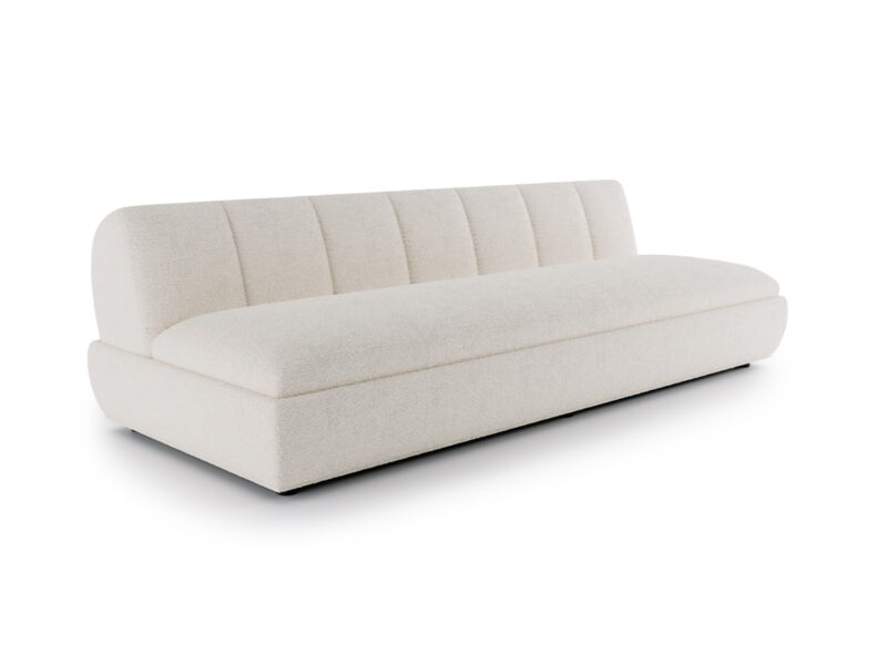 Straight double module of Terra Sand Cream modular sofa