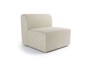 Straight piece of Incanto Sand Cream modular sofa