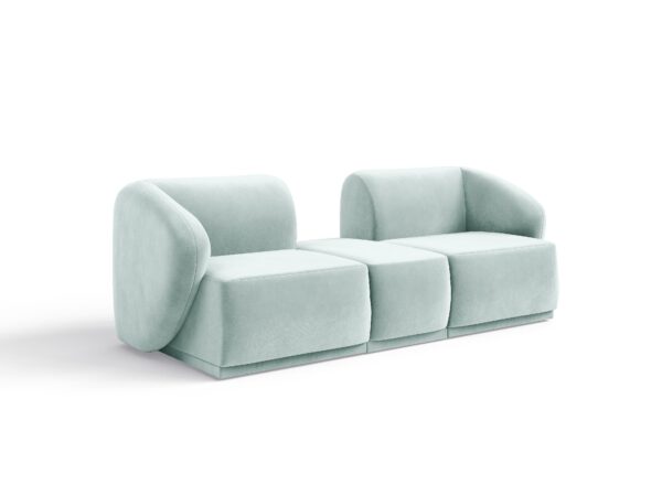 Jasnozielona sofa 2 osobowa Favola Glacier Green