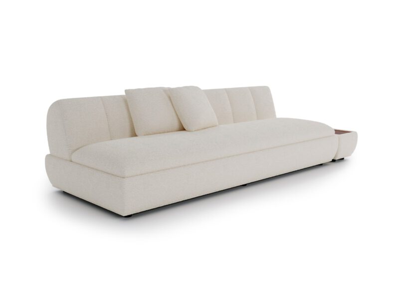 Terra Sand Cream living room sofa with table