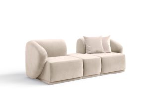 Kremowa sofa dwuosobowa Favola Sand Cream