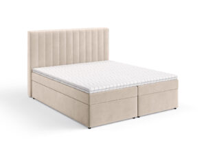 łóżko kontynentalne silenzo 140x200 sand cream