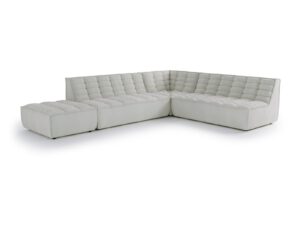 Modern cream corner modular sofa Solare Sand Cream