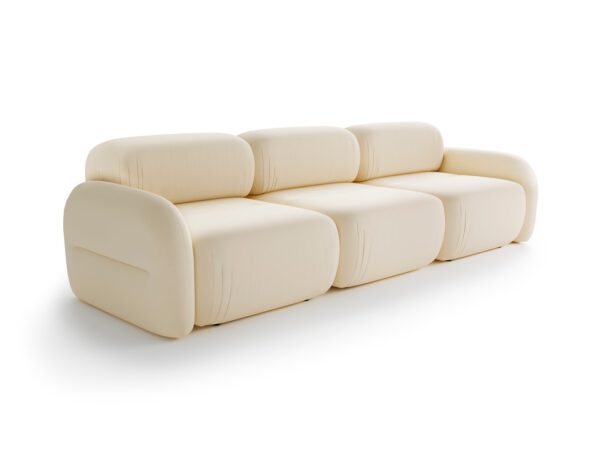 Nowoczesna kremowa sofa modułowa Tramonto Sand Cream