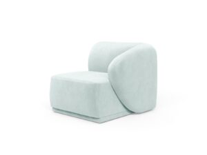 Right module of Favola Glacier Green modular sofa