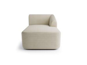 Right chaise longue for Incanto Sand Cream modular sofa