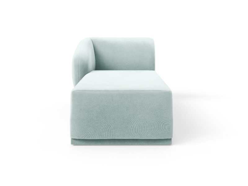 Left chaise longue for Favola Glacier Green modular sofa