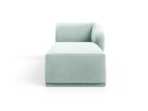 Right chaise longue for Favola Glacier Green modular sofa