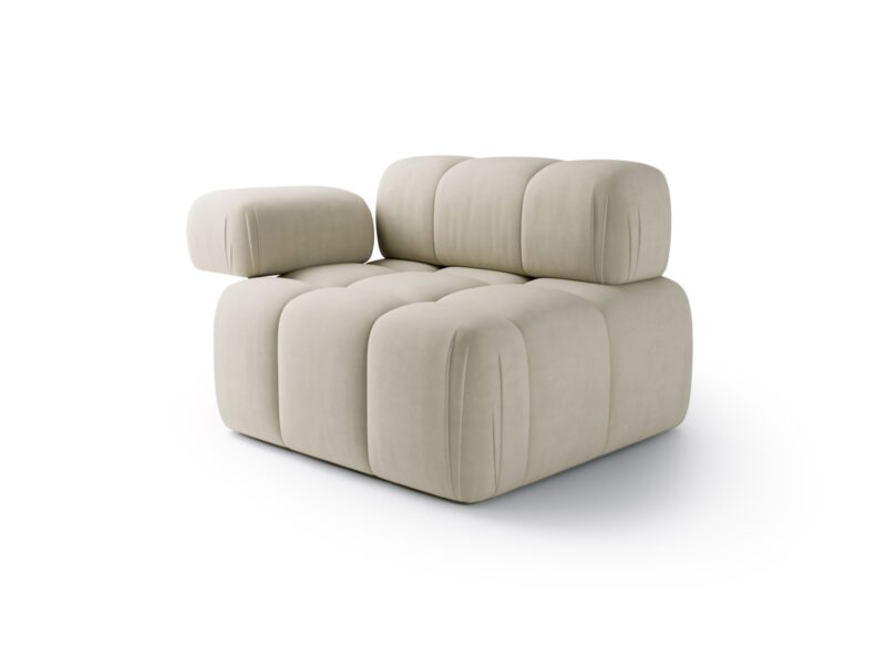 Left piece of modular sofa Nuvola Sand Cream