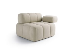 Right-hand element of the modular sofa Nuvola Sand Cream