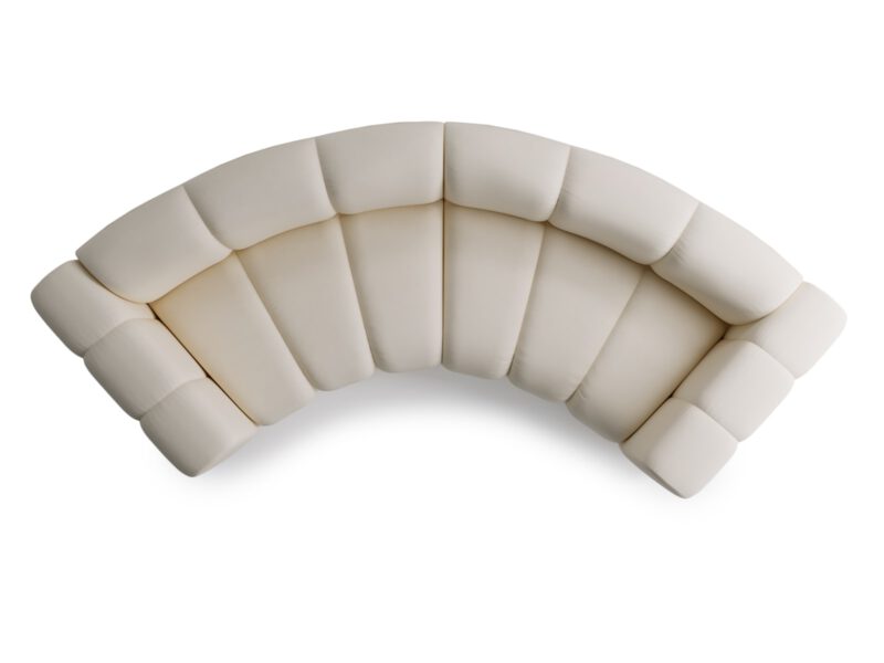 Bella Vita Sand Cream semicircular living room sofa