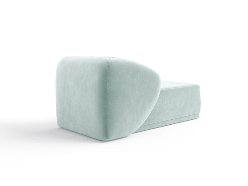 Left chaise longue for Favola Glacier Green modular sofa