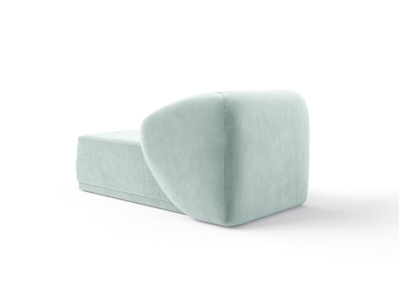 Right chaise longue for Favola Glacier Green modular sofa