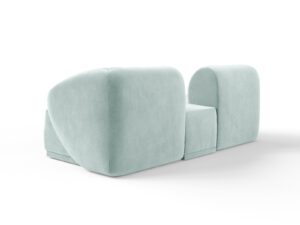 Back of Favola sofa Glacier Green