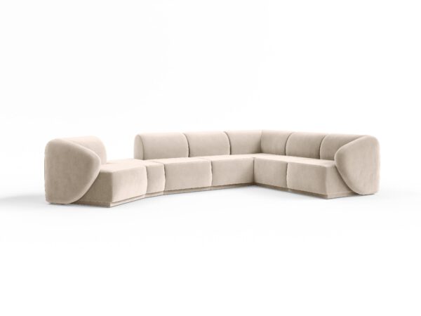 Favola Sofa 6-osobowa z wąską pufą