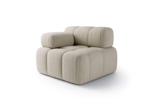 Left piece of modular sofa Nuvola Sand Cream