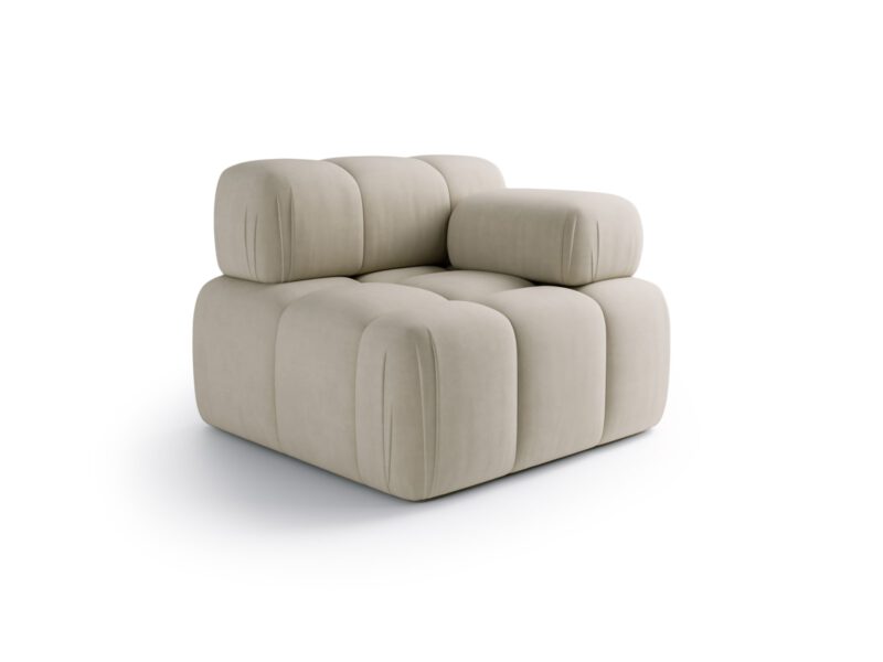 Right-hand element of the modular sofa Nuvola Sand Cream