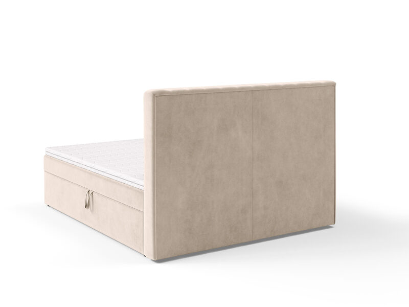łóżko kontynentalne silenzo 140x200 sand cream