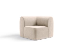 Corner module of Favola Sand Cream modular sofa