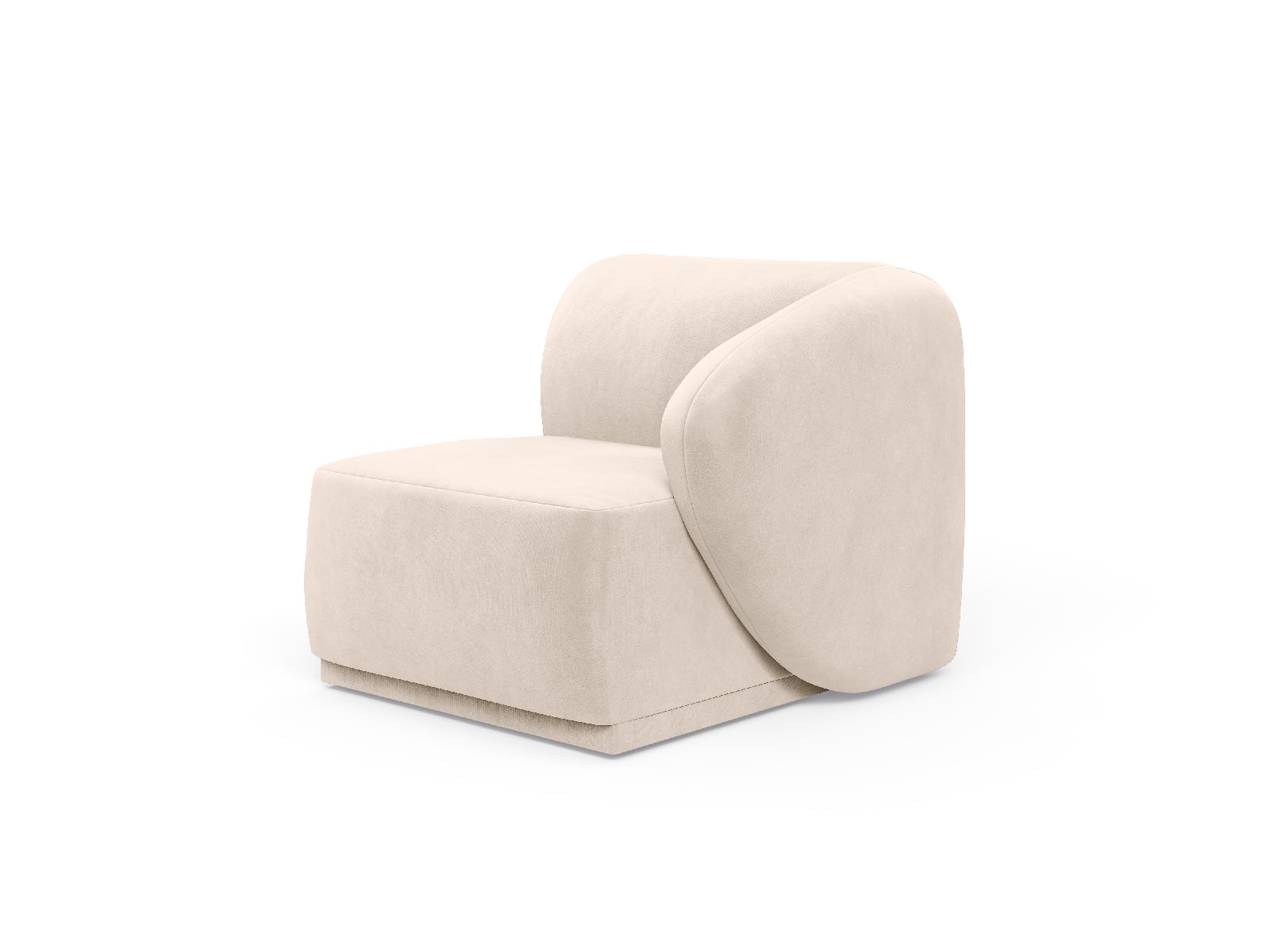 Right element of Favola Sand Cream modular sofa