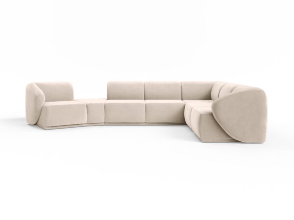 Duża nowoczesna sofa modułowa do salonu Favola Sand Cream