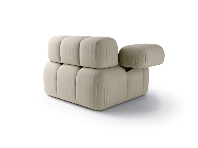 Left piece of modular sofa Nuvola Sand Cream