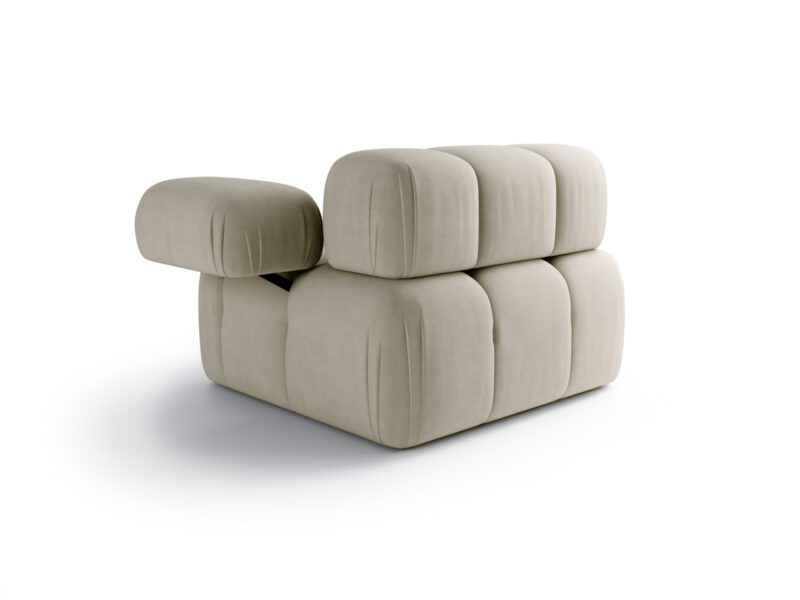 Right-hand element of the modular sofa Nuvola Sand Cream