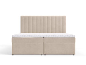 łóżko kontynentalne silenzo 140x200 sand cream
