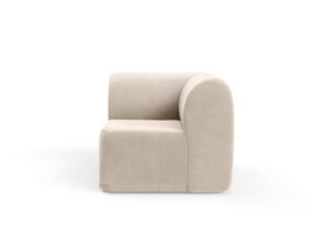 Corner module of Favola Sand Cream modular sofa